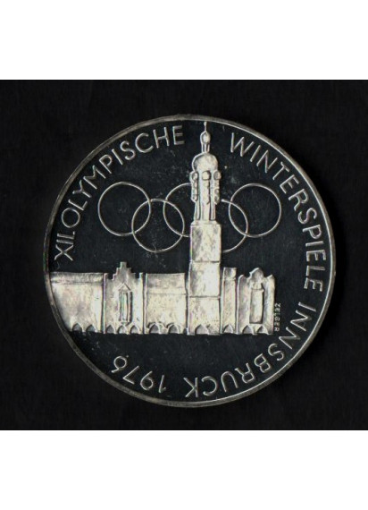 1976 AUSTRIA Città di Innsbruck Olimpiadi Zecca Scudo Fondo Specchio 